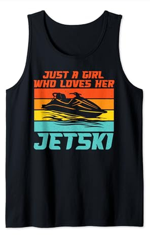 Nur ein Mädchen, das ihren Jetski liebt Tank Top