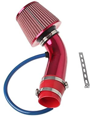 CXVFY 3 voiture froide d'induction d'induction de tuyau d'introduction de tube de tube de tube de filtre à l'air froid TT 1.8T Mit 22 5PS Tuyau d'admission d'air(Rot)