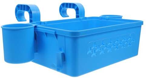 INOOMP 1satz Detachable Pool Side Hanging Storage Basket Wetterfester Aufbewahrungskorb Mit Getränkehalter Für Handtücher Und Outdoor-zubehör Abnehmbar Und Stylish