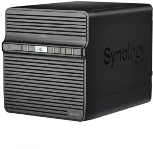 Synology DS423 4-Bay Diskstation NAS (Realtek RTD1619B 4-Core 1.7 GHz 2GB DDR4 Ram 2xRJ-45 1GbE LAN-Port) 48 TB Bundle mit 4X 12 TB Bestpreis Festplatten