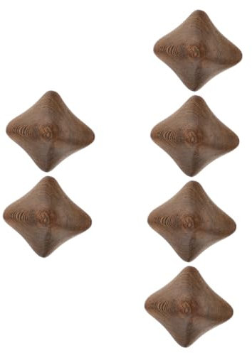 IWOWHERO 6stücke Holz Handmassagebälle Aus Hartholz Akupressur-handmassager Für Ältere Menschen Handbeweglichkeit Und Stressabbau Für Handübungen Und Entspannung