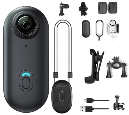 OBEST 1080P Body Camera, 360° Action Camera Magnetic Pocket Thumb Cam, IP68 Waterproof, Mini Action Cam for Recording,Outdoors Activities,Walking(Excluding Memory Card)