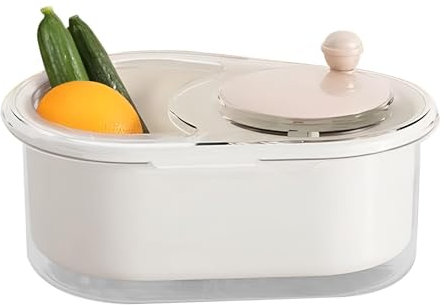 Générique Essoreuse À Salade Professionnelle, Couverts À Salade Grande Capacité Essoreuse À Salade Manuelle, Essoreuse Nettoyante pour Fruits Essorage Facile Et Rapide, Gain De Place