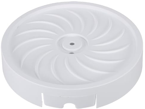 TOYANDONA Supporto Mobile per Piante con Vassoio di Drenaggio e Rotelle, Vassoio Rotondo Portavasi da 26 Cm per Interno ed Esterno, Carrello per Fioriere con Raccolta Acqua per Giardino