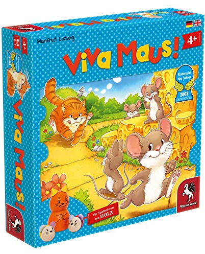Pegasus Spiele 66004G - Viva Maus, Gelb / Schwarz