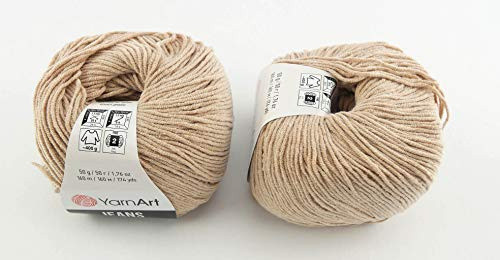 YarnArt Jeans Garn Baumwollgarn Amigurumi Babygarn Wolle 50g Yarn Art 160m/50g Yarnarts (87)
