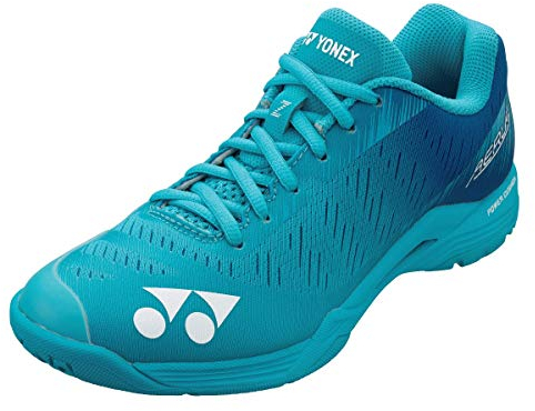 YONEX Power Cushion Aerus Z Womens Indoor Court Shoe (Mint Blue), 9