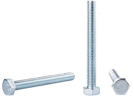 Marcopol (25 Stück) DIN 933 Stahl Sechskantschrauben M8 x 70 mm Vollgewinde Sechskantschrauben (25, M8 x 70 mm)