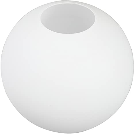 Beaupretty Kronleuchter Lampenschirme Runder Glas Lampenschirm Weiß Matte Glaskugel Licht Cover Chandelier Protector Beleuchtung Vorrichtung Ersatz für Home Hotel 12Cm Moderne