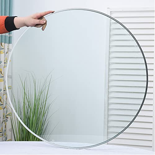 KDLKCT6 Plateau Rond De Table en Verre Trempé 38 Cm 48 Cm 55 Cm 68 Cm 75 Cm 80 Cm, pour Le Plateau De Table De Remplacement De Table Ronde, Épaisseur 9 Mm, Bords Polis, Robuste