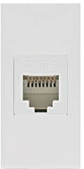 Maclean MCE725W Presa LAN CAT.6 Presa di rete universale Presa a muro modulare Montaggio a incasso
