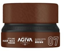 AGIVA Hair Styling Hair Wax Pomade Brown 07 155ml Nuevo Formato, soin cheveux pour usage quotidien