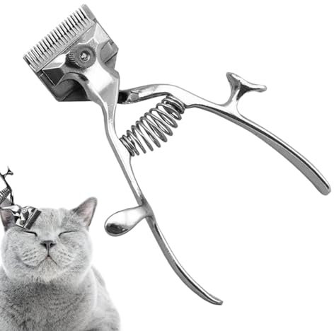 Tondeuse à cheveux manuelle pour chien - Ciseaux de toilettage silencieux - Tondeuse à poils d'animaux vintage - Ciseaux à moutons pour chat et chien
