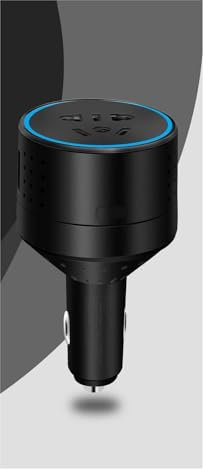 Convertisseur Tension Pur Sinus Onduleur Voiture 100W 12V 24V DC À 110V 220V AV Adaptateur d'alimentation Automatique USB QC3.0 3.1A Convertisseur Chargeur De Coffre