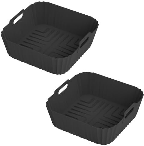 Airfryer AF180 Accessories for Ninja Foodi Dual Drawer AF140 180 AF141 AF181 UK, Silicone Mould for Ninja Hot Air Fryer AF140 EU Oven Microwave, for Philips NA230 COSORI 5.5L