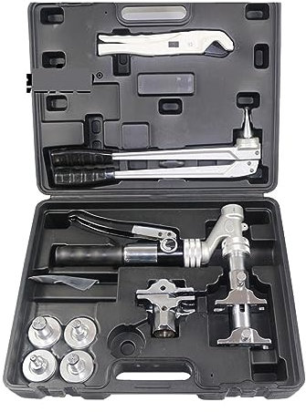 HZWMQDLF Popolare Strumento di pressatura idraulica Pex IG-1632AZ Gamma 16-32 mm utilizzato per sistemi REHAU con Utensili di pressatura e espansione Pex (con 2 Set di matrici)