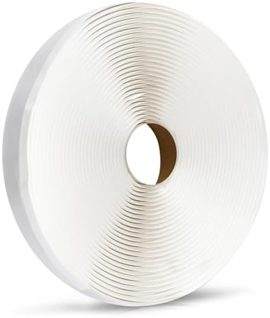 LLPT Nastro Butilico Bianco 13mm x 10m Nastro Sigillante Autoadesivo | Guarnizione Ermetica per Riparazione Camper Finestre vetri Barche Tetti Tubi EPDM