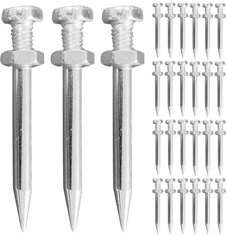 KESYOO 30pcs Lawn Aerator Shoes Replacement Spikes Metal Aerator Pegs for Soil Aeration Easy Installation for Care Garden Maintenance