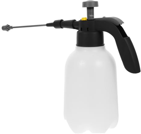 UPKOCH Flacon Pulvérisateur D'arrosage 2l Double Embout pour Jardinage Intérieur et Extérieur, Vaporisateur Manuel Solide Blanc Tube Allongé pour Plantes Succulentes et Bonsaïs