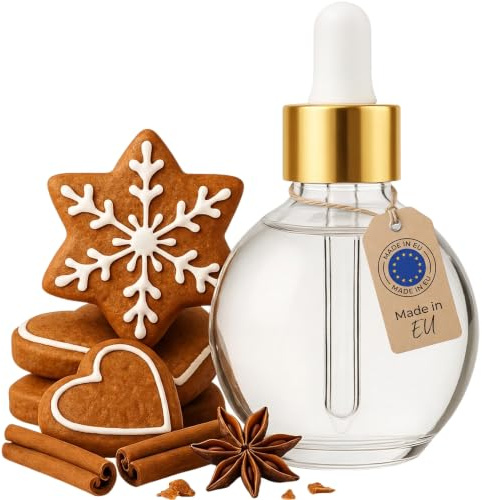 Isabellenails Cuticle Oil 75 ml, pflegendes Nagel- und Nagelhautöl - Nagelpflegeöl in der Kugel mit Mandelöl und Vitamin E für Natur- oder Gelnägel, Nagelhautpflege (75 ml, Lebkuchen)