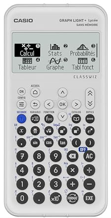CASIO Calculatrice LYCÉE GRAPHLIGHTPLUS