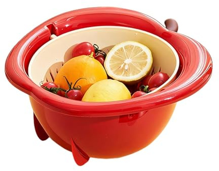 Recipiente Scolapasta da Cucina,Passino per Mescolare Multifunzionale Spesso - Scolapasta da Cucina e Comodo Passino per Alimenti - Per Frutti Di Bosco Pasta Spaghetti Lattuga ed Alimenti