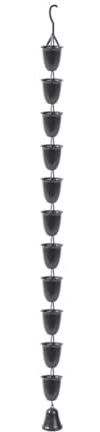 Catena per La Raccolta dell'Acqua Piovana per Grondaia, Raccoglitore di Acqua Piovana, Annaffiatoi Decorativi, Tazze, Casetta da Giardino, Ricambi