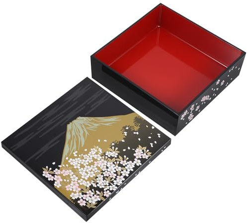 VICASKY Boîte Bento Japonaise Fuji, 1 Pièce, Plastique, Grosse Capacité