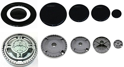 5 BRUCIATORI + PIATTELLI SPARTIFIAMMA ADATTI FRANKE 4 FUO + TRIPLA CORONA S 0235