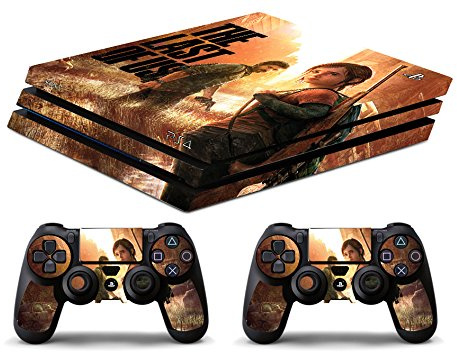 Skin Compatibilité pour PS4 Pro - The Last of US - Limited Edition Decal étuis de Protection pour faceplates Bundle
