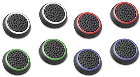 Perfepart Silicone Thumb Stick Grip Cap Joystick Thumbsticks Caps Cover for PS4 Xbox 1 PS3 Xbox 360 PS2 Game Controllers - 4 Pairs