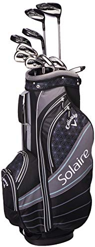 Callaway Damen Package Solaire '18 Paket (rechte Hand, Stahl, 11-teiliges Set, schwarz), Regular