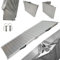 WORHAN Rampa de Carga 400kg Moto Rigida Robusta 205cm Plegable Plataforma Silla de Ruedas Aluminio Superficie Ultra Antideslizante HR7
