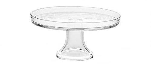 SWEET HOME Alzata tonda per dolci e frutta in vetro trasparente cod.AD00660LU cm 12,7h diam.26 by Varotto & Co.
