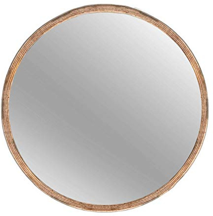 nielsen HOME Rundspiegel, Ø 40 cm, Holz, Natur, Wandspiegel für alle Wohnbereiche, Mauro