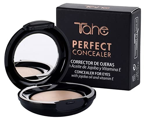 Tahe Concealer Perfect Corrector de Ojeras Compacto, Cobertura e Iluminación Natural, 2,5 g (Medium)