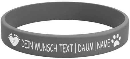 Temeite Kautschukband, 100% umweltfreundliches Silikonmaterial, Modisch und Design, Geeignet für alle Altersgruppen, Regenbogen-Silikonarmband, Personalisiertes Armband (Farbe: Weiß)