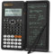 zerotop Wissenschaftlicher Taschenrechner, 417 Funktionen Taschenrechner Solar mit 6-Zoll-LCD-Schreibtablett 16-stelliger Faltbarer Solar und Batterie Stromversorgung für Studenten Lehrer Ingenieure