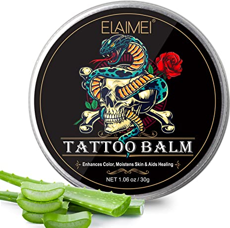 creme tatouage 30 g Tattoo Aftercare & Aftercare pour Old New Tattoo éclaircissant Hydratant, Crème Tatouage Cicatrisante Naturelle, Crème de Soin végétalienne pour Tatouage (30g)