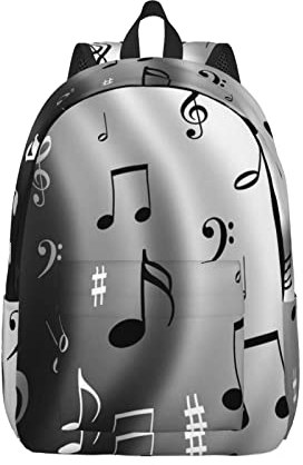 KoNsev Musik-Laptoprucksack, Reiserucksack, Arzttasche, schwarz, Rucksack, stilvoll, leicht und funktional, Schwarz , M