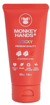MonkeyHands Gel Grip – High-Performance Grip Aid for Dry Hands for Pole Dance, Gymnastics, Calisthenics | Vegan, Skin-Friendly | Rings, Parkour, Tennis, Padel