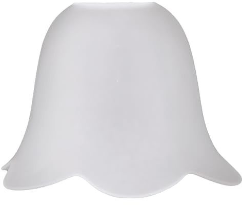 Lampenglas Ersatzglas Glasschirm Blütenform matt satiniert Ø 150mm Leuchtenglas für E27