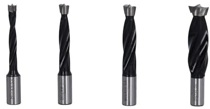 Schaftfräser-Set, 6, 8, 10, 15 Mm, Hochgeschwindigkeitsschneiden, HSS, Verschleißfest, Schneidende 2-Schlitz-Klinge, Hochfester Schaftfräser-Satz, Hohe Produktivität für