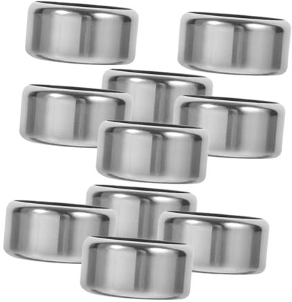 SHOWERORO 10pcs Stainless Steel Wine Bottle Collars for Leak Prevention Wine Drip Collar Rings for Kitchen Use