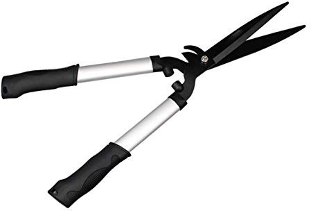 OLSKFUH Cesoie da Giardino Estensibili Manuali Forti Cesoie Troncarami da Giardino Dritte, Strumento per Potatura Fiori Ramoscello Prato Angolo Curvo del Cortile, Antiruggine in AC,