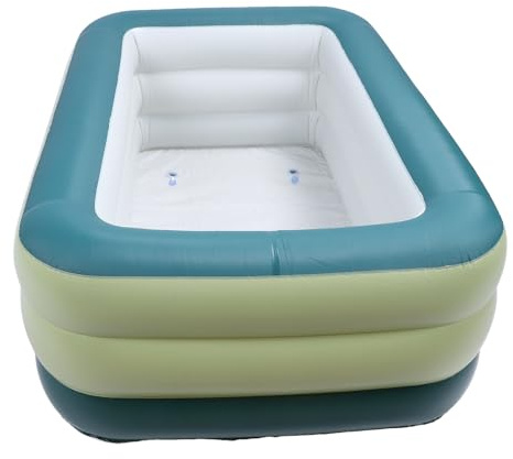 Acouto Piscina Gonfiabile Ispessita Premium in PVC, Piscina Pieghevole per Bambini, Bambini e Adulti, Estate, All'aperto, Giardino, Cortile (184l)