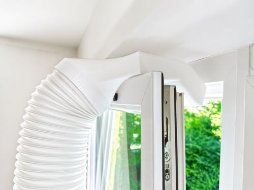 EXTRA BREITER Fensteradapter 35 cm für mobile Klimaanlagen – Kippfenster Abluft Adapter mit 150mm Schlauchanschluss – 3D-Druck made in Austria