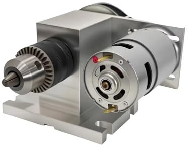 Mini-Tischbohrmaschine mit 775-Motor, DC 24 V Präzisionsbohrmaschine, DIY-Modell-Elektromotor zum Schneiden/Schleifen/Fräsen