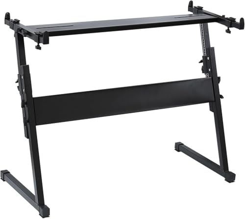Klavier-keyboardständer Z Style Verstellbarer Und Tragbarer Hochleistungs-notenständer Passend Für 61-88 Tasten E-Pianos Robuster Musikalischer Keyboardtisch