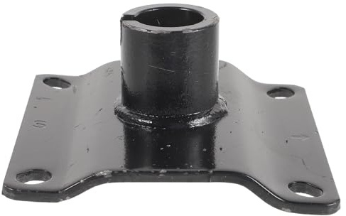 NUOBESTY Friseurstuhl Verbindungsgestell Stuhlreparaturzubehör Salonstuhl Connector aus Metall Schwarz 12X12X4cm